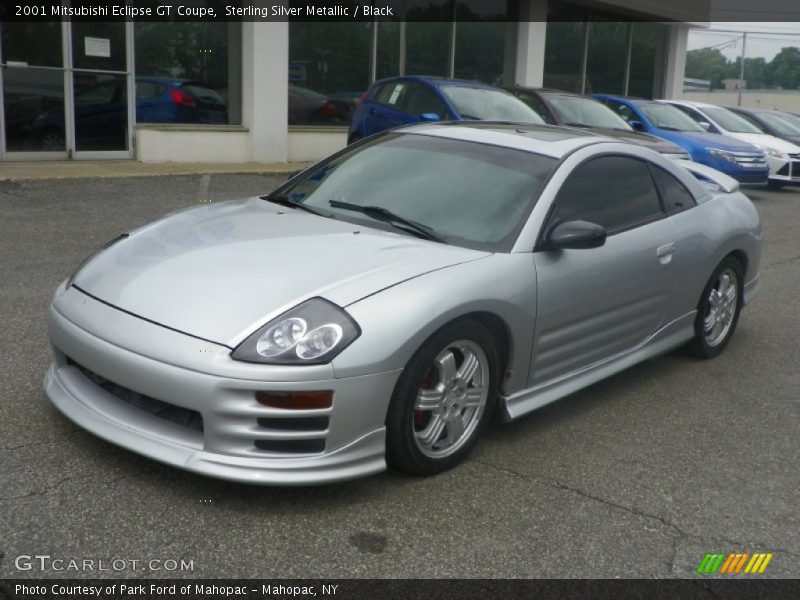 Sterling Silver Metallic / Black 2001 Mitsubishi Eclipse GT Coupe