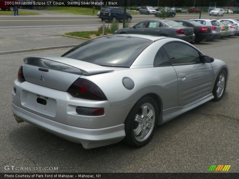 Sterling Silver Metallic / Black 2001 Mitsubishi Eclipse GT Coupe