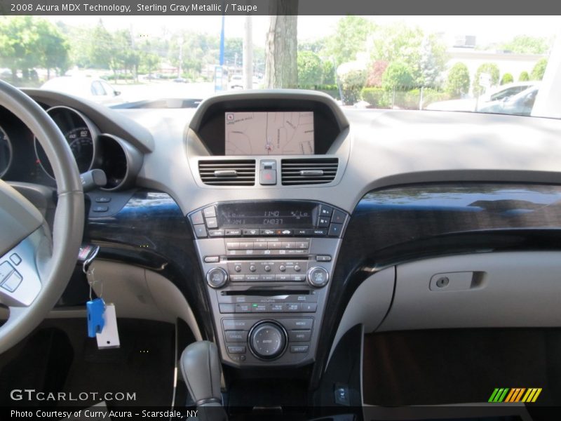 Sterling Gray Metallic / Taupe 2008 Acura MDX Technology