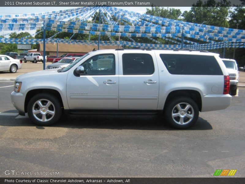 Sheer Silver Metallic / Light Titanium/Dark Titanium 2011 Chevrolet Suburban LT