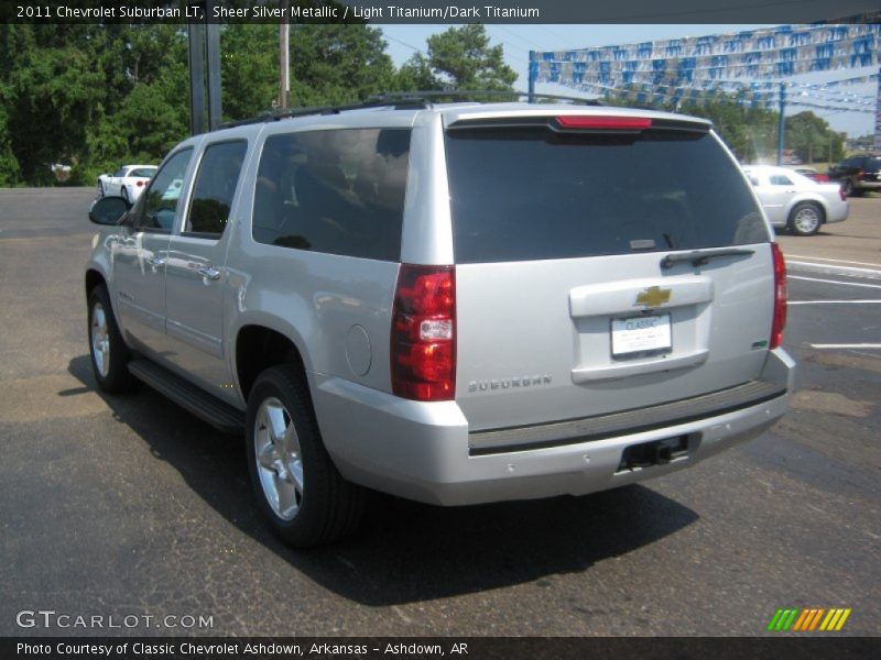 Sheer Silver Metallic / Light Titanium/Dark Titanium 2011 Chevrolet Suburban LT