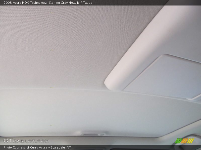 Sterling Gray Metallic / Taupe 2008 Acura MDX Technology