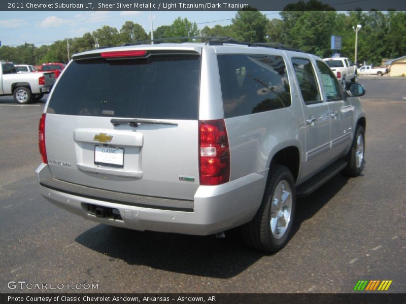 Sheer Silver Metallic / Light Titanium/Dark Titanium 2011 Chevrolet Suburban LT