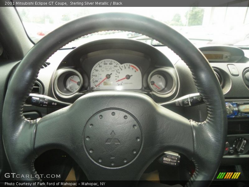 Sterling Silver Metallic / Black 2001 Mitsubishi Eclipse GT Coupe