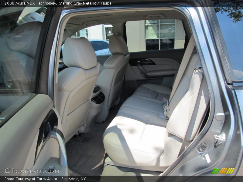 Sterling Gray Metallic / Taupe 2008 Acura MDX Technology