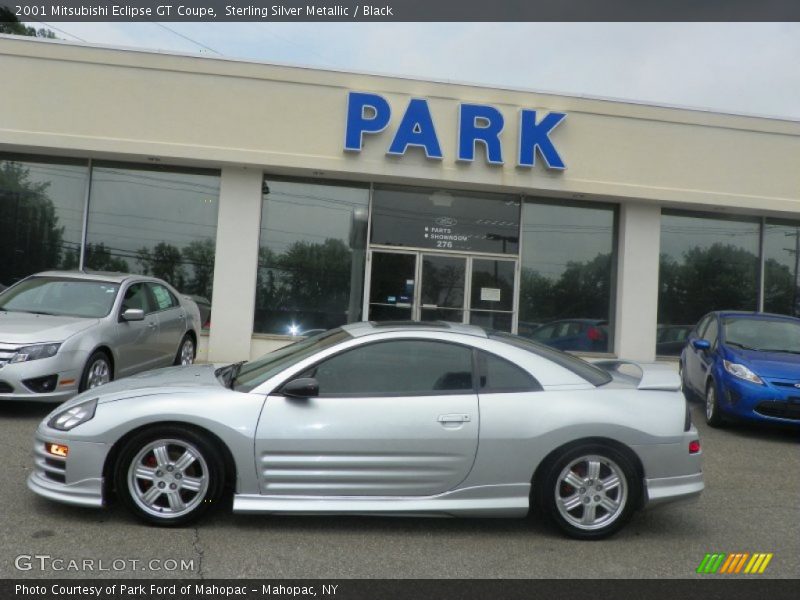 Sterling Silver Metallic / Black 2001 Mitsubishi Eclipse GT Coupe