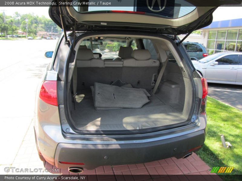 Sterling Gray Metallic / Taupe 2008 Acura MDX Technology