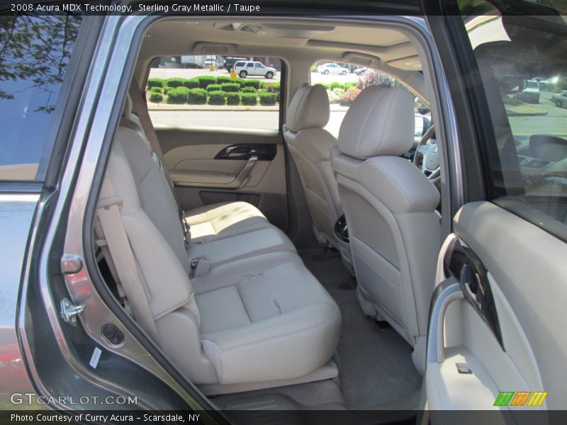 Sterling Gray Metallic / Taupe 2008 Acura MDX Technology