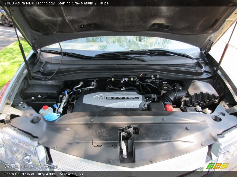 Sterling Gray Metallic / Taupe 2008 Acura MDX Technology