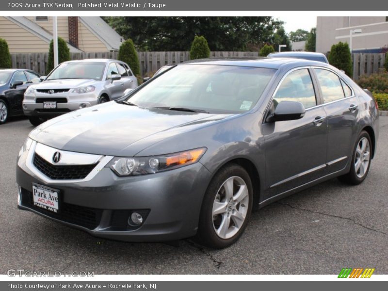 Polished Metal Metallic / Taupe 2009 Acura TSX Sedan