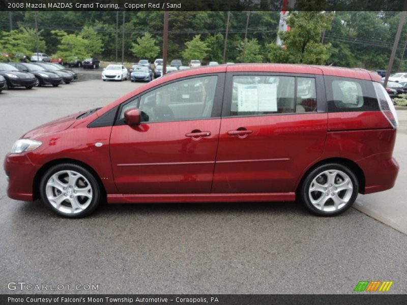 Copper Red / Sand 2008 Mazda MAZDA5 Grand Touring