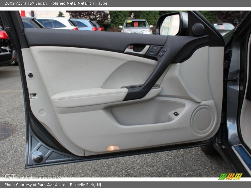 Polished Metal Metallic / Taupe 2009 Acura TSX Sedan