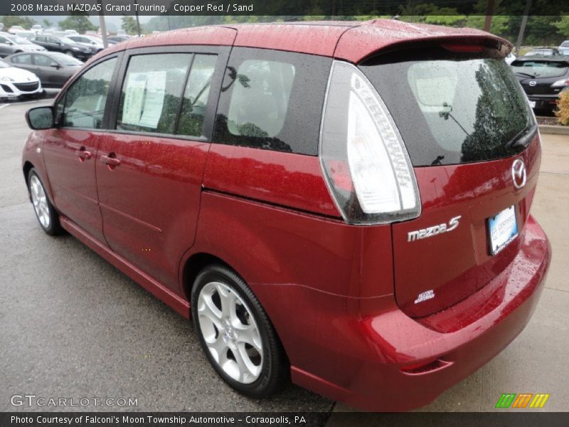 Copper Red / Sand 2008 Mazda MAZDA5 Grand Touring