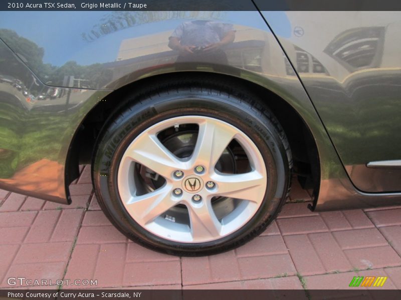 Grigio Metallic / Taupe 2010 Acura TSX Sedan