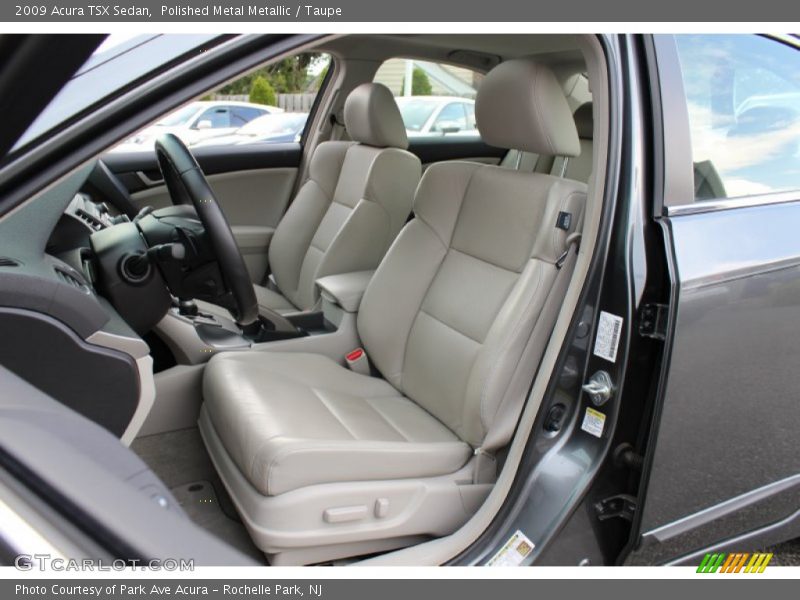 Polished Metal Metallic / Taupe 2009 Acura TSX Sedan