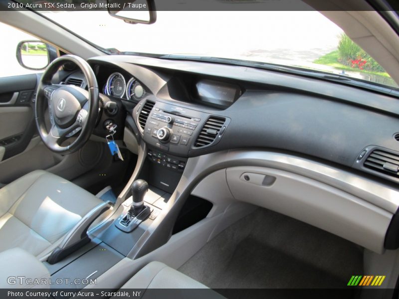 Grigio Metallic / Taupe 2010 Acura TSX Sedan