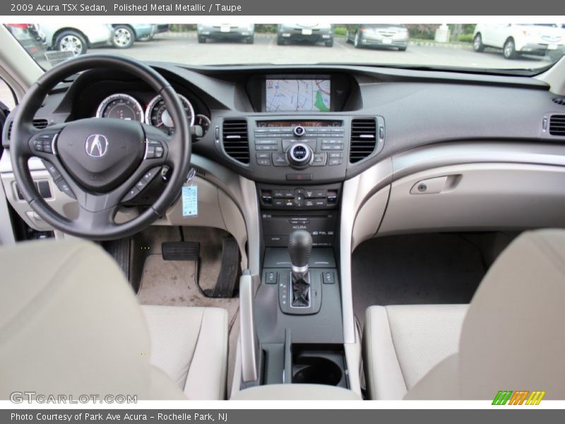 Polished Metal Metallic / Taupe 2009 Acura TSX Sedan