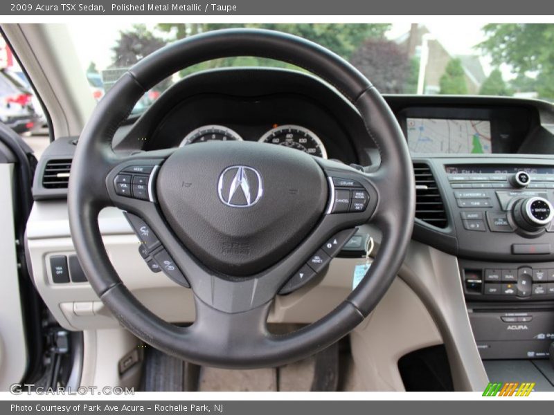 Polished Metal Metallic / Taupe 2009 Acura TSX Sedan