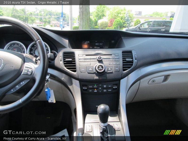 Grigio Metallic / Taupe 2010 Acura TSX Sedan