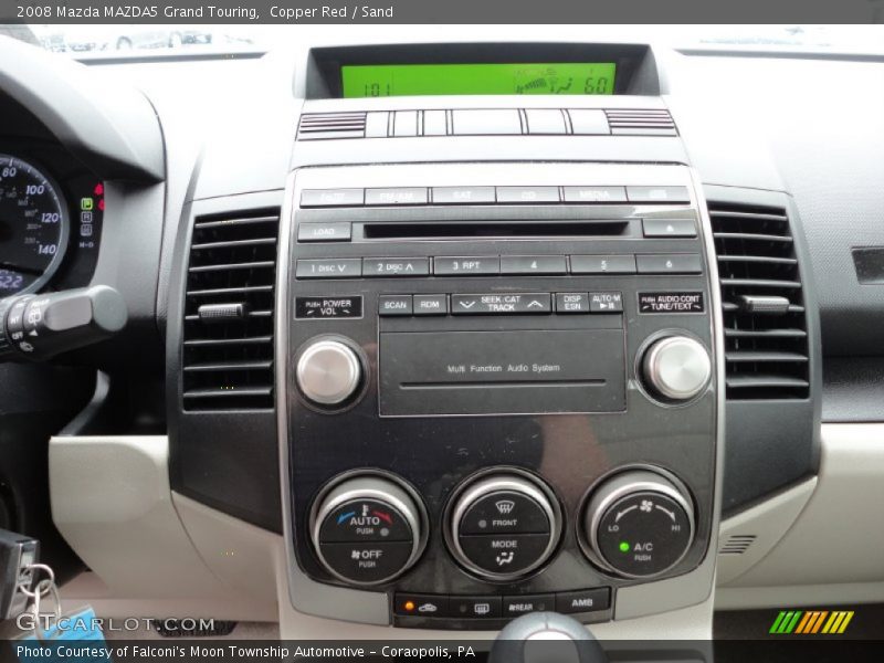 Copper Red / Sand 2008 Mazda MAZDA5 Grand Touring