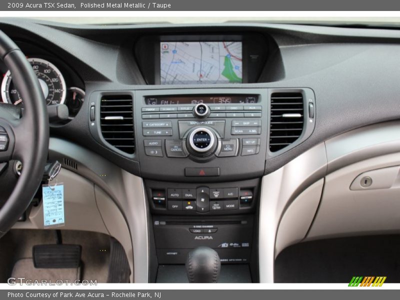 Polished Metal Metallic / Taupe 2009 Acura TSX Sedan