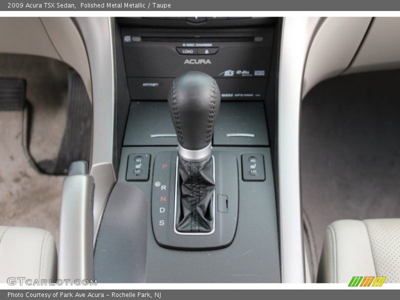 Polished Metal Metallic / Taupe 2009 Acura TSX Sedan