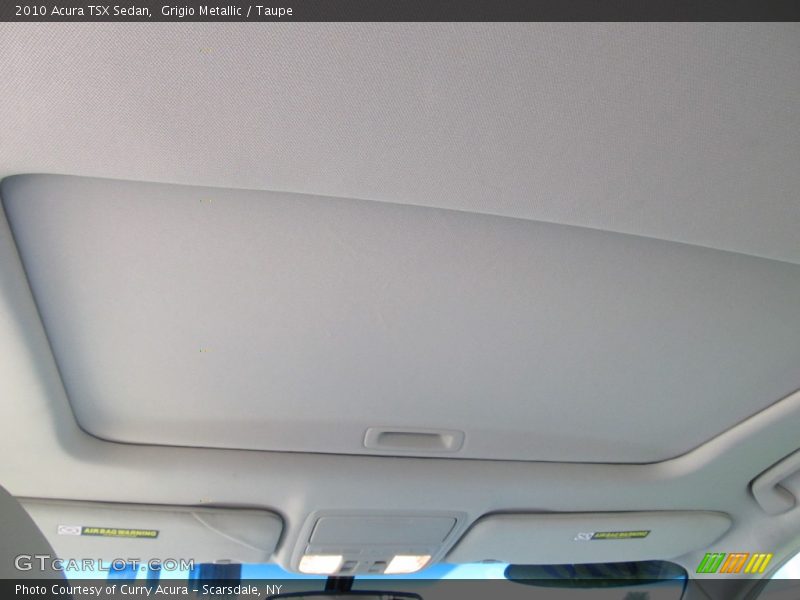 Grigio Metallic / Taupe 2010 Acura TSX Sedan