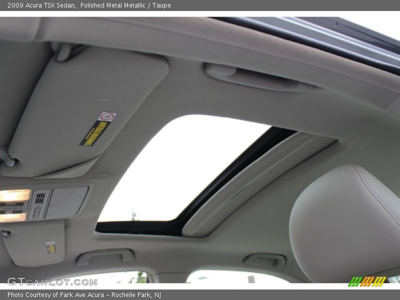 Polished Metal Metallic / Taupe 2009 Acura TSX Sedan