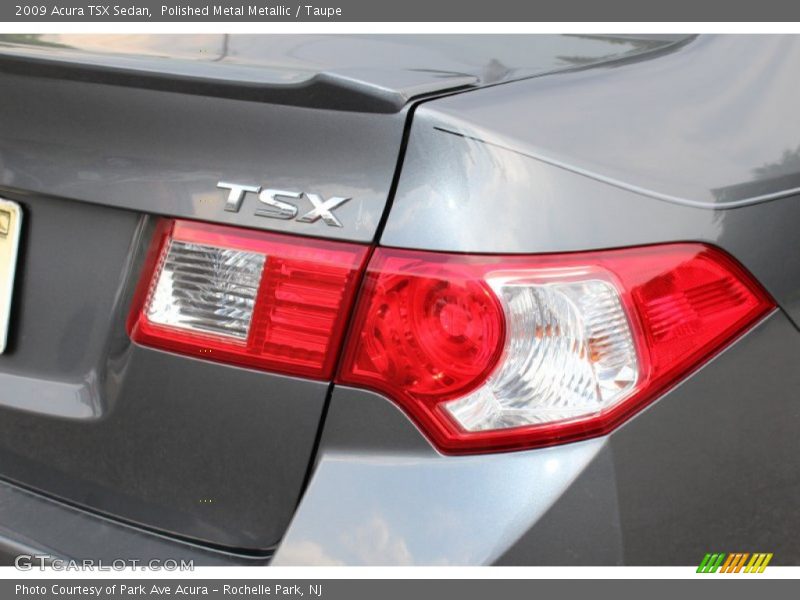 Polished Metal Metallic / Taupe 2009 Acura TSX Sedan