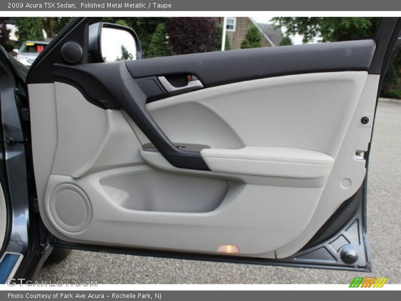 Polished Metal Metallic / Taupe 2009 Acura TSX Sedan