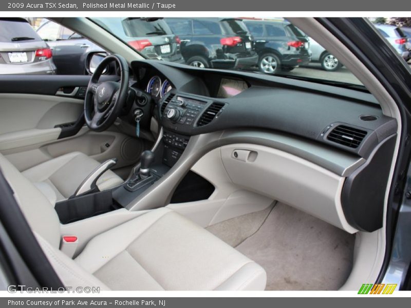 Polished Metal Metallic / Taupe 2009 Acura TSX Sedan
