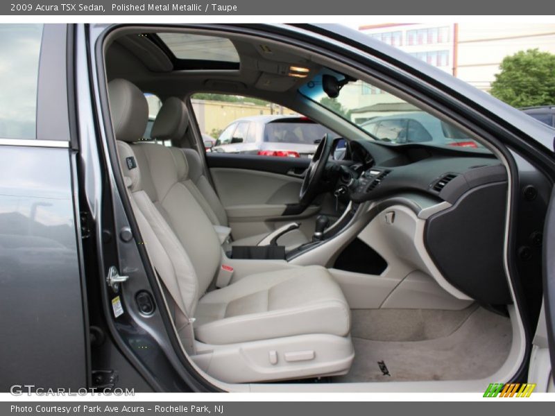 Polished Metal Metallic / Taupe 2009 Acura TSX Sedan