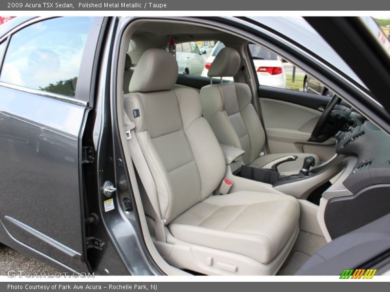 Polished Metal Metallic / Taupe 2009 Acura TSX Sedan