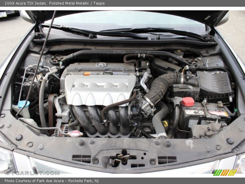 Polished Metal Metallic / Taupe 2009 Acura TSX Sedan