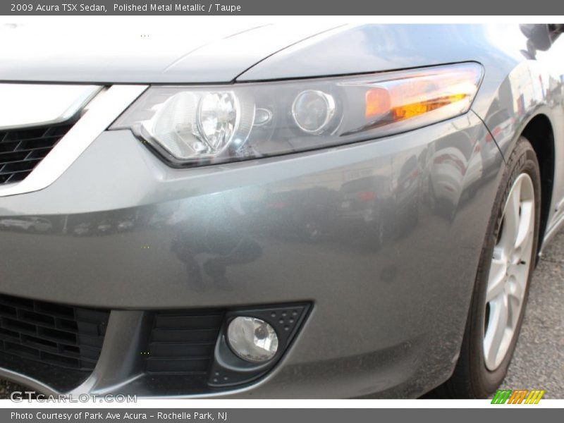 Polished Metal Metallic / Taupe 2009 Acura TSX Sedan