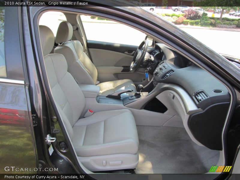 Grigio Metallic / Taupe 2010 Acura TSX Sedan