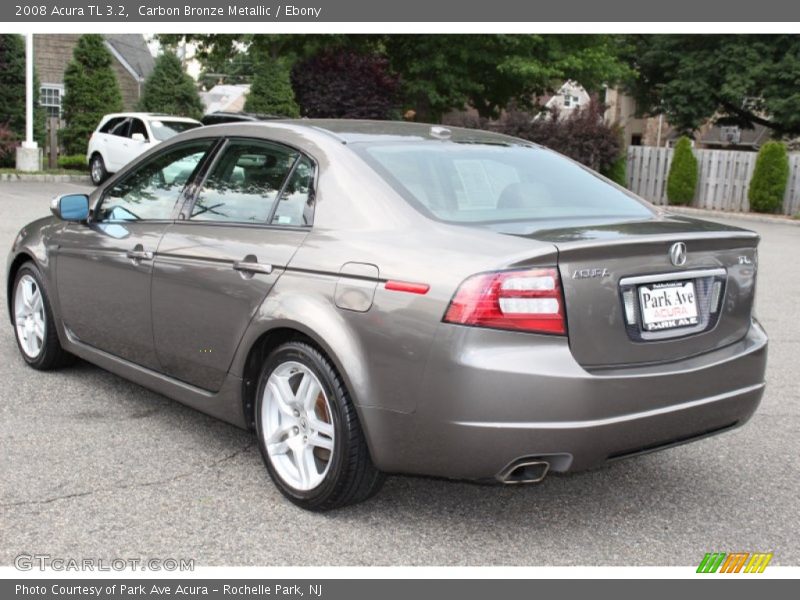 Carbon Bronze Metallic / Ebony 2008 Acura TL 3.2