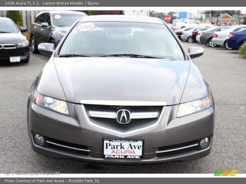 Carbon Bronze Metallic / Ebony 2008 Acura TL 3.2