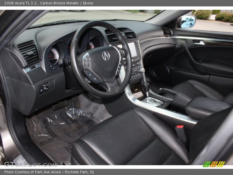 Carbon Bronze Metallic / Ebony 2008 Acura TL 3.2