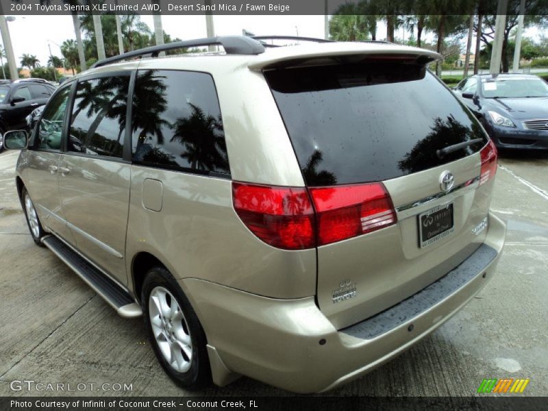 Desert Sand Mica / Fawn Beige 2004 Toyota Sienna XLE Limited AWD