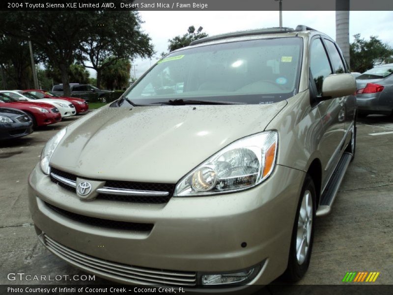 Desert Sand Mica / Fawn Beige 2004 Toyota Sienna XLE Limited AWD
