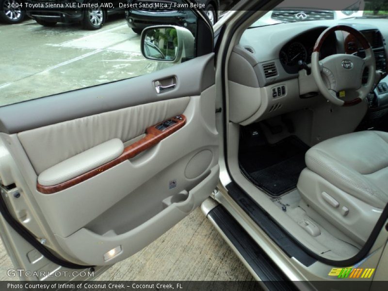 Desert Sand Mica / Fawn Beige 2004 Toyota Sienna XLE Limited AWD