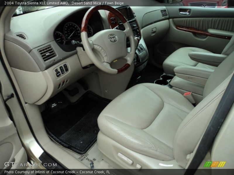 Desert Sand Mica / Fawn Beige 2004 Toyota Sienna XLE Limited AWD