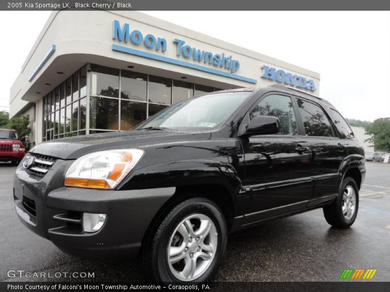 Black Cherry / Black 2005 Kia Sportage LX