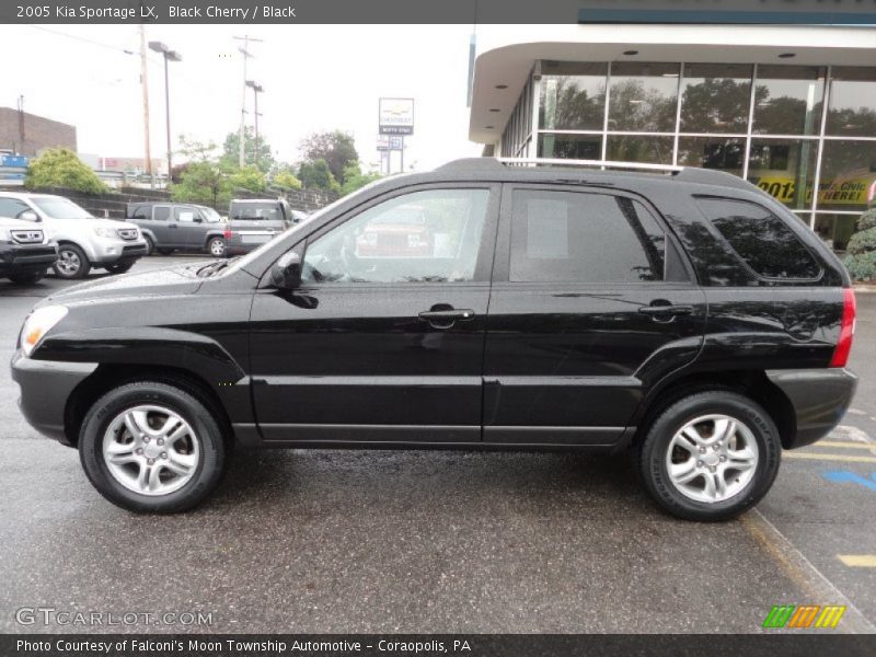  2005 Sportage LX Black Cherry