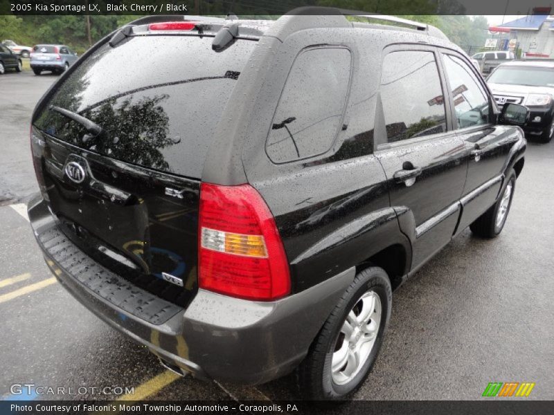 Black Cherry / Black 2005 Kia Sportage LX