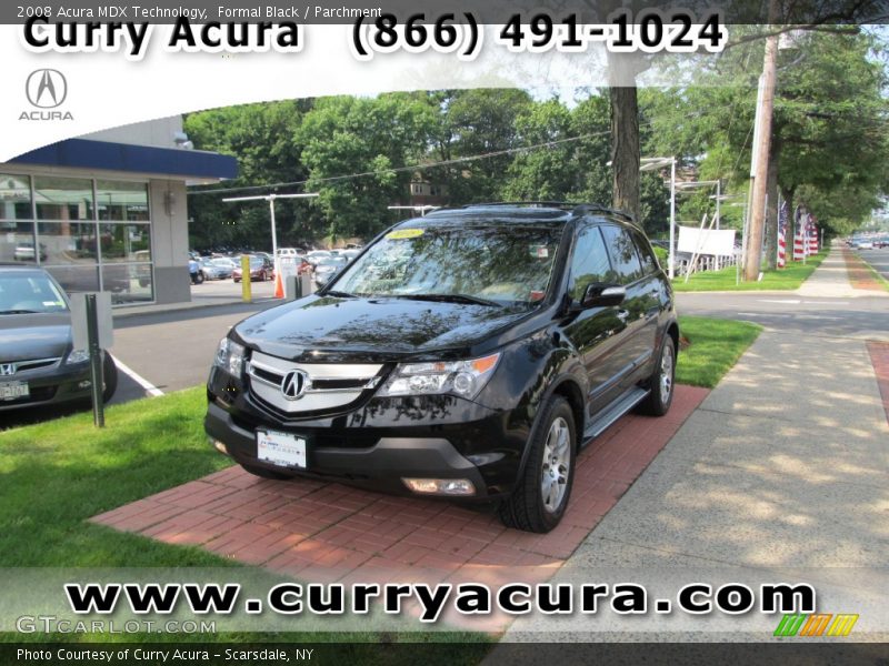 Formal Black / Parchment 2008 Acura MDX Technology
