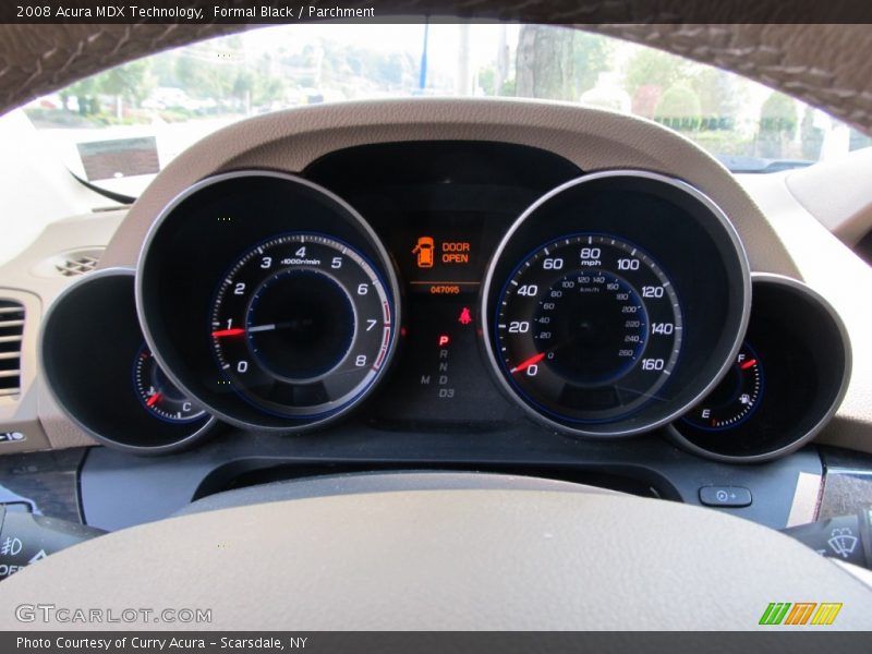 Formal Black / Parchment 2008 Acura MDX Technology
