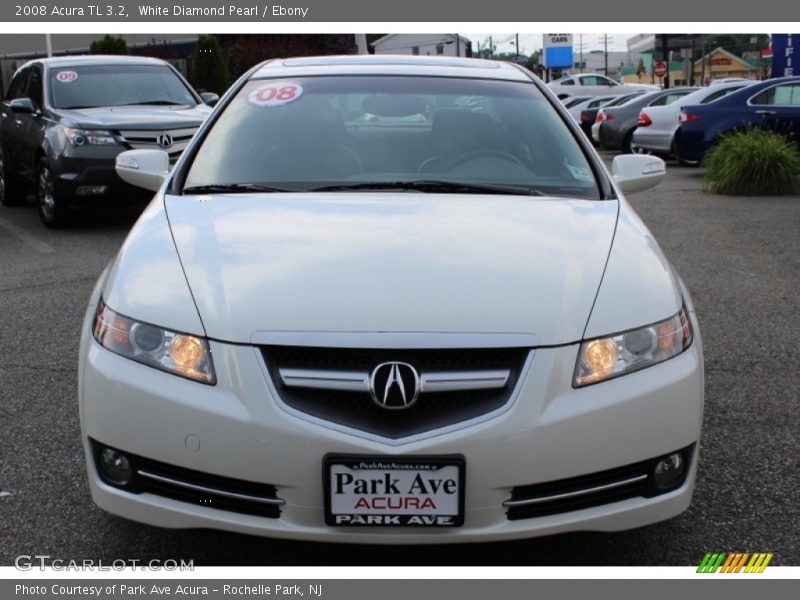 White Diamond Pearl / Ebony 2008 Acura TL 3.2