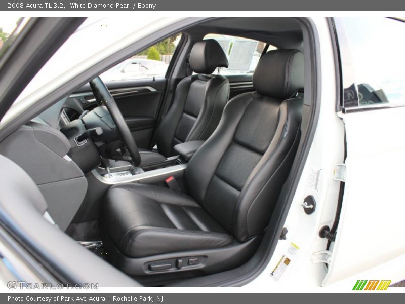 White Diamond Pearl / Ebony 2008 Acura TL 3.2